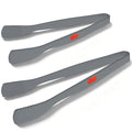 Silicone Kitchen Tongs for Cooking (Gray)