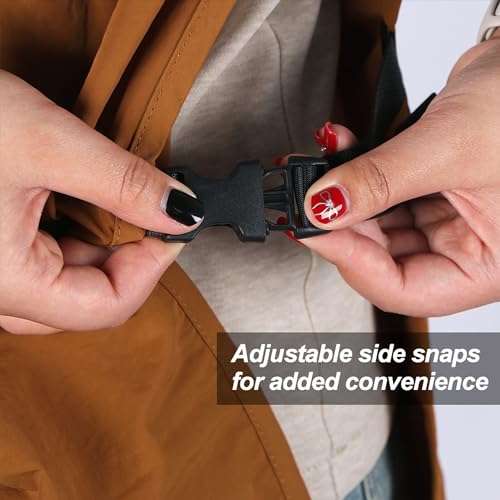 Waterproof Cobbler Apron with 4 Pockets Vest Smock Apron for Men Women Chef Waiter Work (Orange)