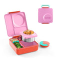 OmieBox Kids Insulated Leakproof Bento Lunch Box with Food Jar (8.5 Ounces / Pink Berry)