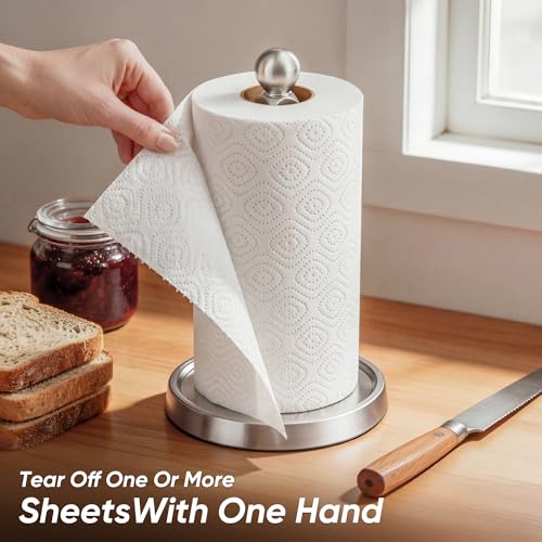Paper Towel Holder Countertop (Silver)