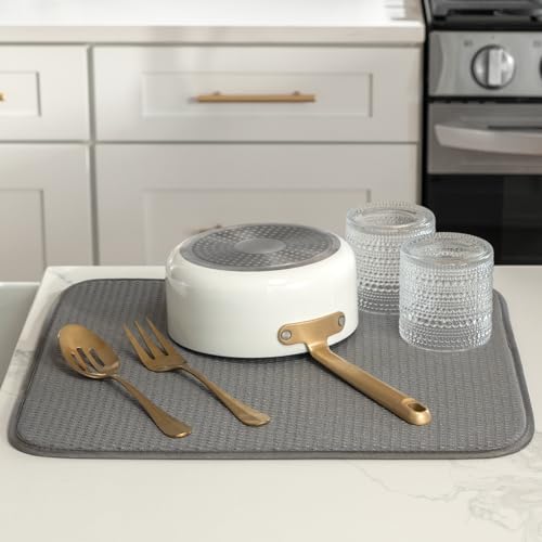 Dish Drying Mat (Gray / 16" x 18")