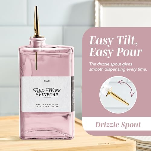 Olive Oil Dispenser Bottle (Pink / 2 Pack)
