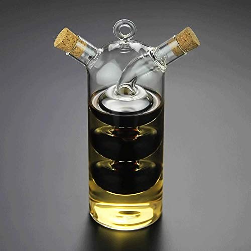 Olive Oil and Vinegar Dispenser Cruet Bottles (2.5 Ounces)