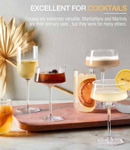 Martini Glasses Set of 6 (Set of 6 8oz)