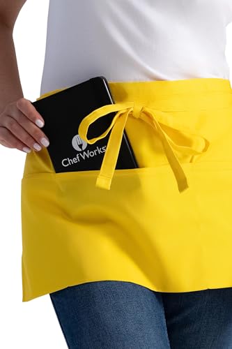 Unisex Waitress Apron (Lemon)