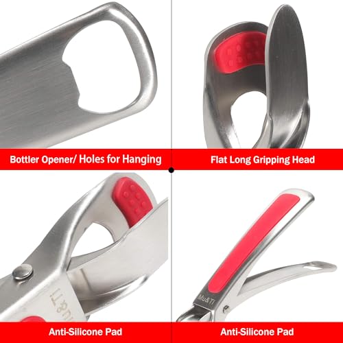Hot plate gripper For Instant Pot accessories (1 Pack Red)