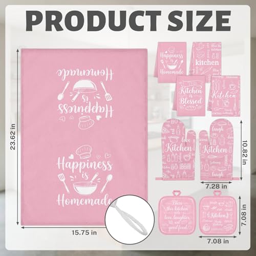 Pink Kitchen Decor Set (Pink)