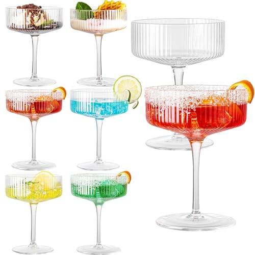 Vintage Art Deco Coupe Glasses (6)