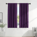 Purple Blackout Curtains for Bedroom 2 Panels Set (Purple / 42"W x 72"L (Pack of 2))