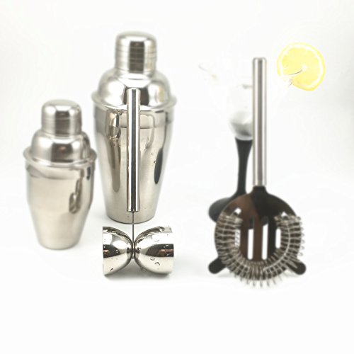 Double Jigger Stainless Steel Cocktail Measuring Cup with Handle (Double Jigger with Handle)