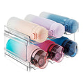Stackable Water Bottle Organizer for Cabinet (2 Tier-6 Bottle)