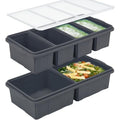 Silicone Freezer Tray With Lid (Gray)