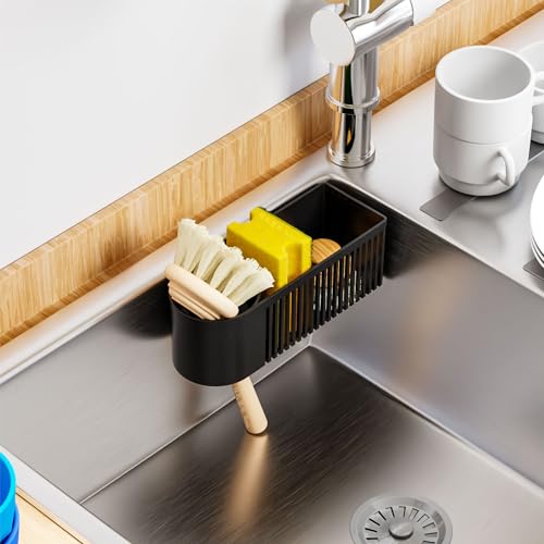 Inside Sink Sponge Holder (Black)