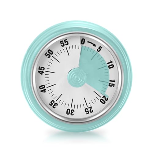 Visual Timer Teeloray Kitchen Timer with Magnetic Base (Mint Green)