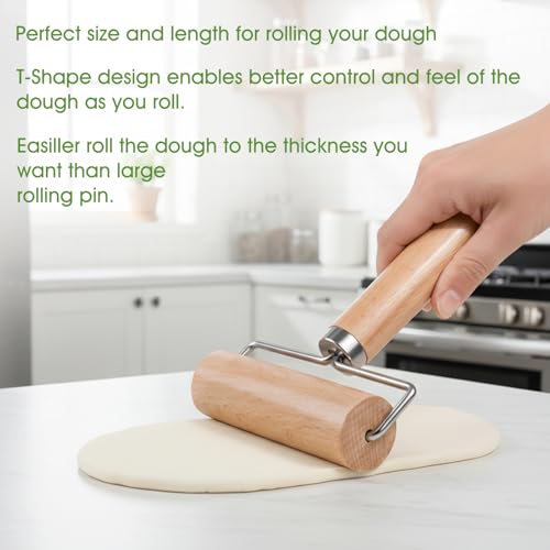 Small Rolling Pin with Handle