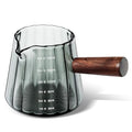 6 oz Grey Glass Measuring Cups with Spout (6 Oz Grey Single Spout Clear Measuring Cup)