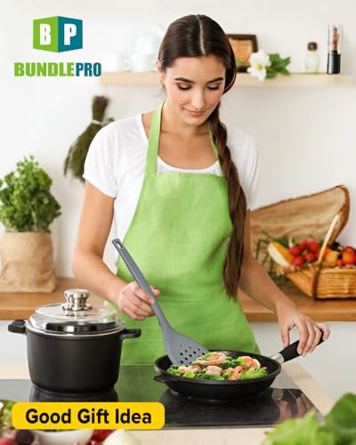 Silicone Cooking Utensils Set (Gray)