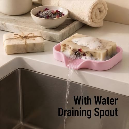 Small Silicone Sponge Holder (Pink (Small) / Small (4.9x3.3))