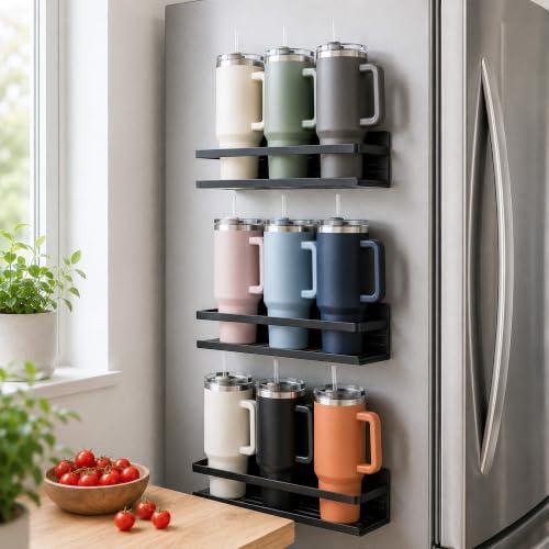 Magnetic Spice Rack 4 (Black)