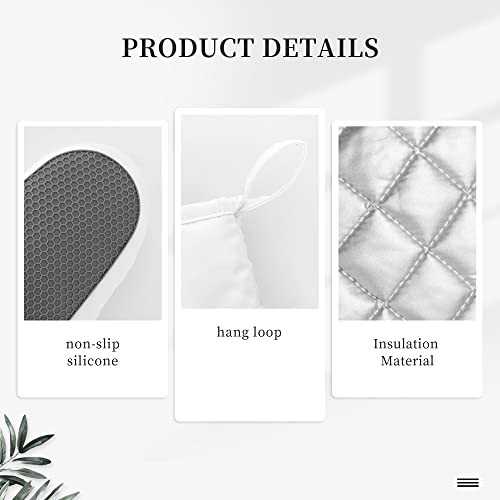 Lemon Oven Mitts and Pot Holders Sets of 4 (One Size / Silicone Lemon)