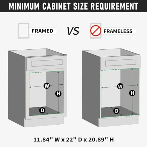35QT Kitchen Trash Can (White / 1PCS)