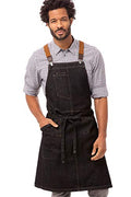 Unisex Berkeley Bib Apron (One Size / Black Bib Apron)