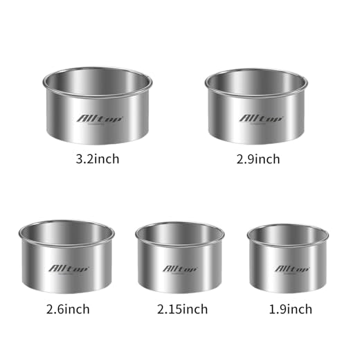 5 Pcs Round Biscuit Cutter (5PC Round)