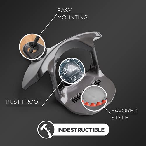 Outdoor Bottle Opener Wall Mounted (Gunmetal Black)