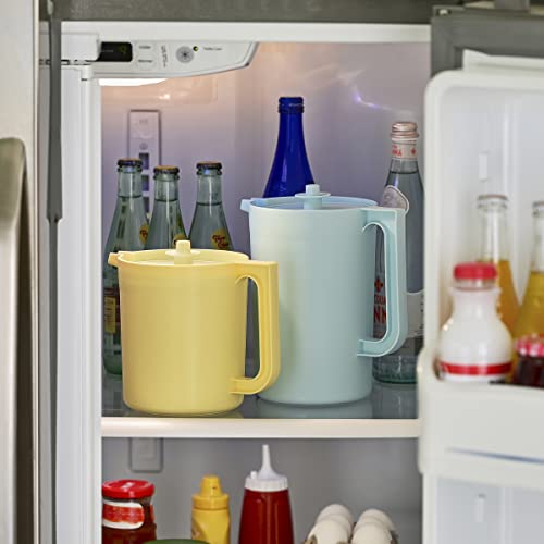 Heritage Pastel Pitcher Set (Heritage Set (1.5/2.1L) - Blue/Yellow)