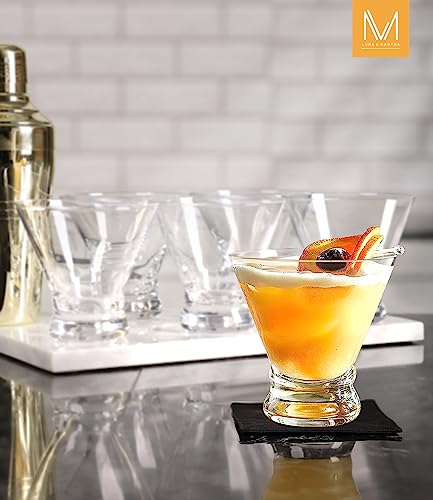 Martini Glasses Set of 6 (Set of 6-8oz)