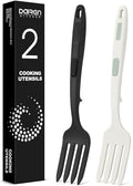 Large Silicone Flexible Cooking Fork (BW)