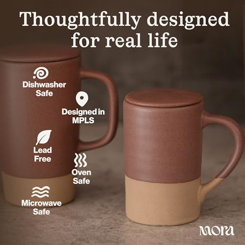 Ceramics Tea Cup with Loose Leaf Infuser (Thyme)