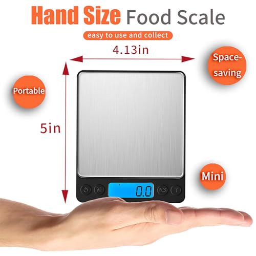 Digital Food Kitchen Scale Upgraded (Black)