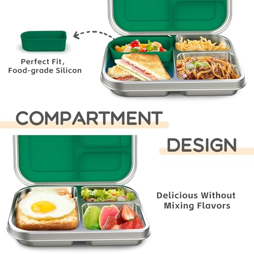 Stainless Steel Kids Leak (Green)