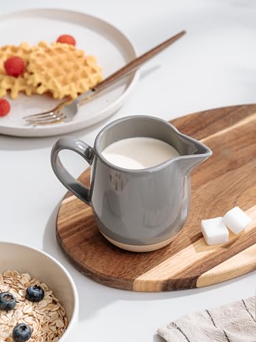 13oz Creamer with Handle (13 Ounces / Dark Gray)