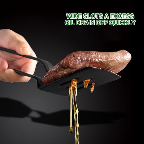 Silicone BBQ Tongs (1 Pack Black)