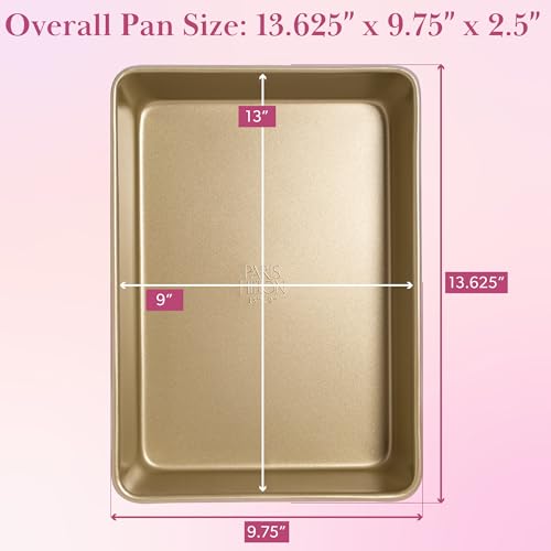 Nonstick Carbon Steel Bakeware Collection (Pink / 13" x 9" Multipurpose Pan)