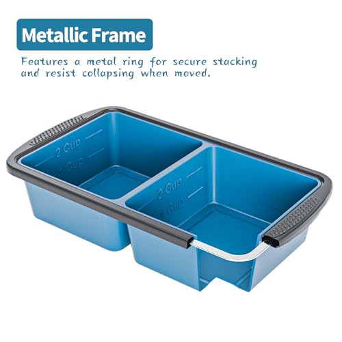 Silicone Freezer Tray With Lid (2 Cup, 2 Pack)