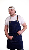 Canvas Kitchen Apron for Cooking (Navy)