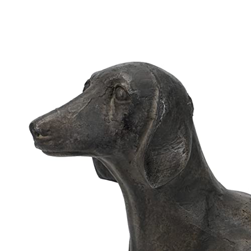 Vintage Dachshund Dog Paper Towel Holder Black Wiener Dog Tissue Towel Display Stand Freestanding Animal Toilet Paper Holder for Kitchen Countertop Home Decor