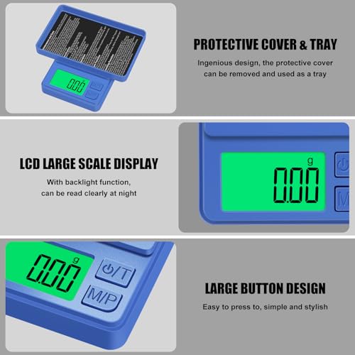 1000g Pocket Gram Scale (Blue)