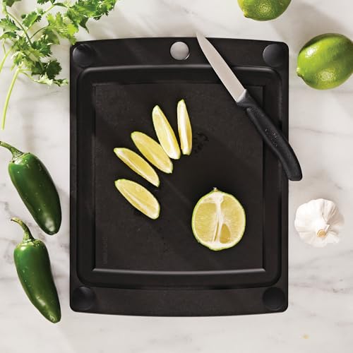 All in One Slate Cutting Board (11.5"L x 9"W / Slate/Black)