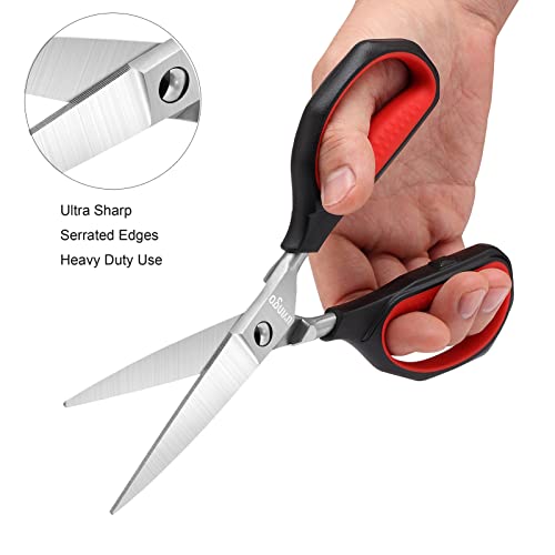 8.5" Heavy Duty Kitchen Shears Stainless Steel Come Apart Scissors (B - Kitchen Scissors)