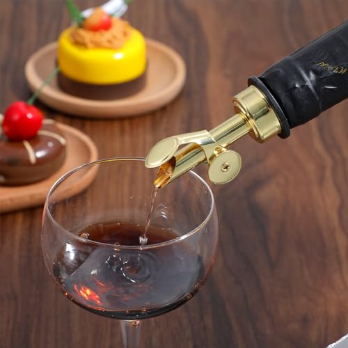 12 Pcs Weighted Stainless Steel Liquor Bottle Pourers Auto Flip Olive Oil Dispenser Spout Balsamic Alcohol Pourer Spouts for Home Bar Accessories