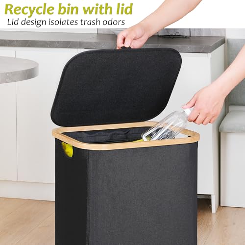 Recycling Bin Holder 100L (Black / Rectangular)