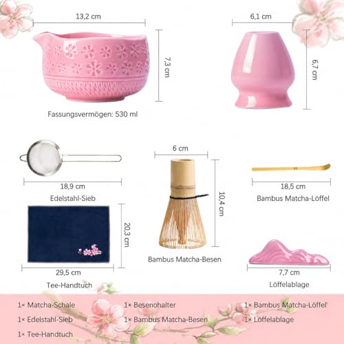 Matcha Whisk Set (Pink)
