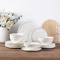 Ceramic Dinnerware Sets for 6 (Modern-Peal White / Service for 6 (18 Pcs))
