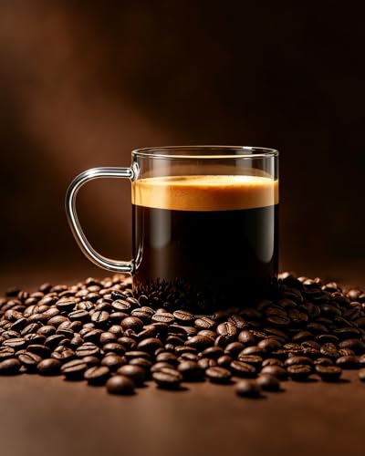 Glass Coffee Mugs (14 oz clear coffee mugs)
