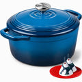 Enameled Cast Iron Dutch Oven (5.5 Quart / Midnight Blue)
