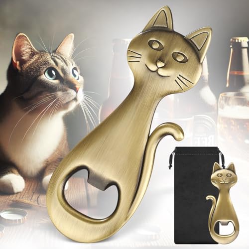 Cat Beer Bottle Opener (Bronze)